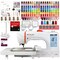 POOLIN EOC06 7.9in x 11in Embroidery Machine with 166 Embroidery Spools Bundle